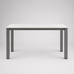Mesa Brezo Patas Metalicas Tapa Natural. Medidas Varias
