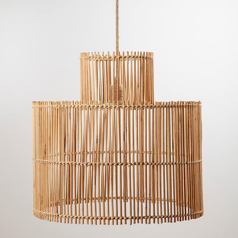 Lámpara Colgante de Bamboo. Modelos Varios
