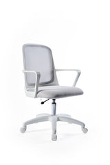 Silla de oficina Fresa neumática.  Estructura Blanca