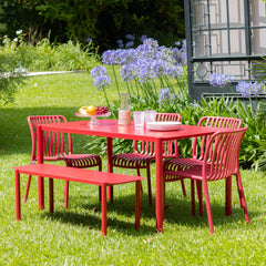 Banco de metal rectangular urban