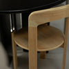 Image of Silla linea Rey de madera maciza de caucho