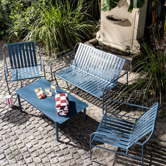 Sillón exterior linea fold de chapa plegada