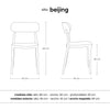Image of Silla Beijing de plástico apilable.