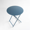 Image of Mesa redonda plegable de chapa