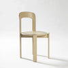 Image of Silla linea Rey de madera maciza de caucho