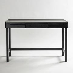 Escritorio Sharp de madera de álamo con cajones