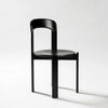 Image of Silla linea Rey de madera maciza de caucho