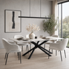 Image of Mesa de comedor Dancer Travertino