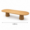 Image of Mesa de comedor Kyoto extensible de 1.20 mts a 2.40 mts