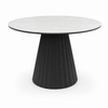 Image of Mesa Travertino redonda black