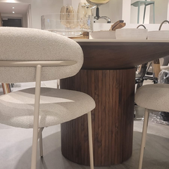 Mesa Taormina  + 4 Sillas Amalfi Beige