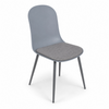 Image of Silla de comedor Línea Odense de plástico con almohadón