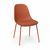 Image of Silla de comedor Línea Odense de plástico con almohadón