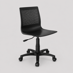 Silla de oficina plástica Ananá neumática base negra