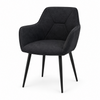 Image of Silla texas tapizada con patas negras