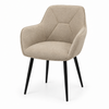 Image of Silla texas tapizada con patas negras