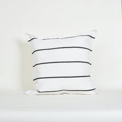 Almohadon 60x60 rayas - Negro