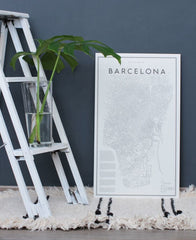 Mapa 41x70 cm - Barcelona