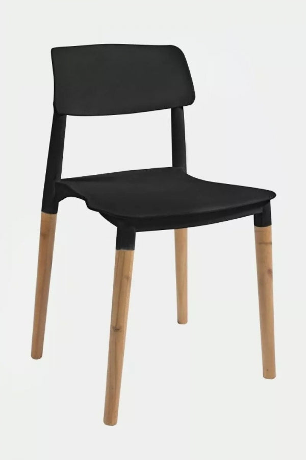 Pack 6 Sillas Nordicas Milan Madera Diseño Moderno Novara Color de la  estructura de la silla Blanca - $ 320.990