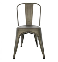 Silla Tolix metálica - Bronce